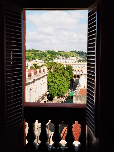 Havanna - Hotel Ambos Mundos - Blick aus Hemingways Zimmer by Obstsalat