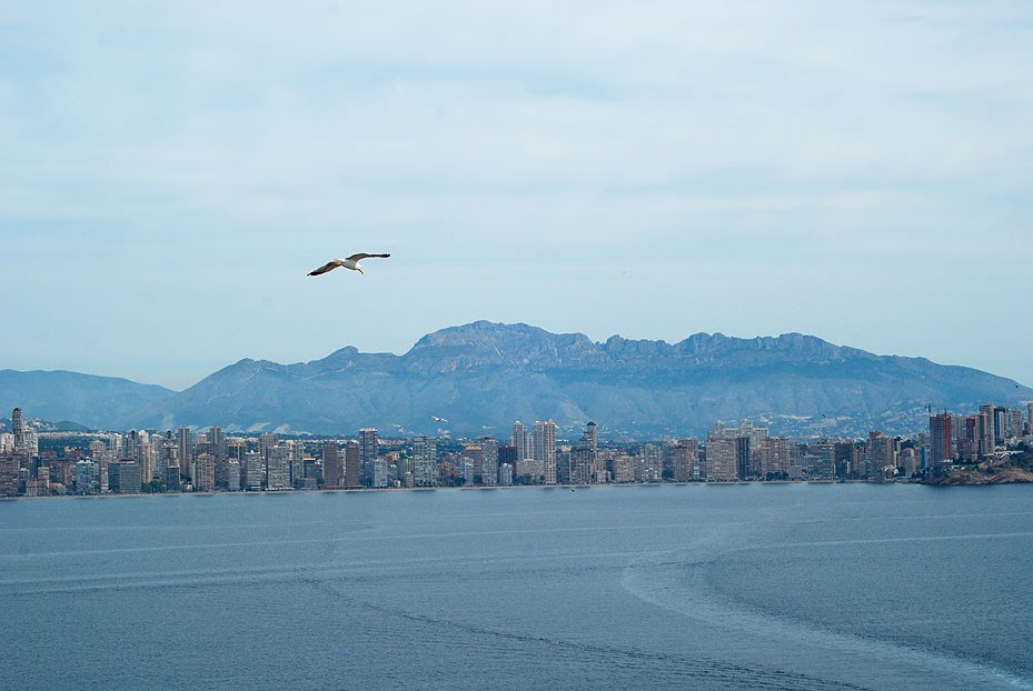 Benidorm. Playa de Levante by Ksenia Glukhova