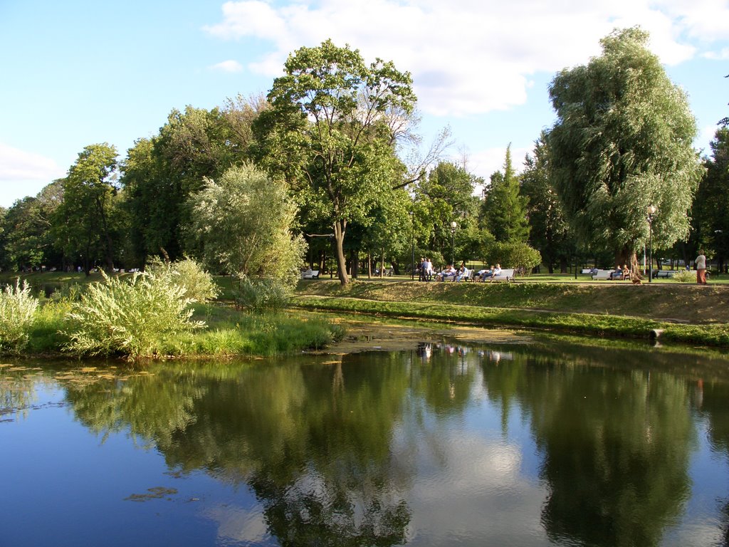 Pond in Ekaterininskiy park by Zuf