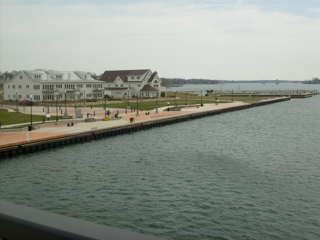 Sturgeon Bay and Waterfront from Oregon St. Bridge by mduffy