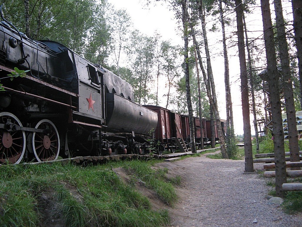 Memorial steam engine by Andrzej Lamparski