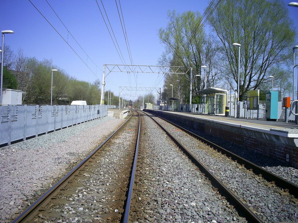 Old Trafford station (looking toward Manchester) by isochest