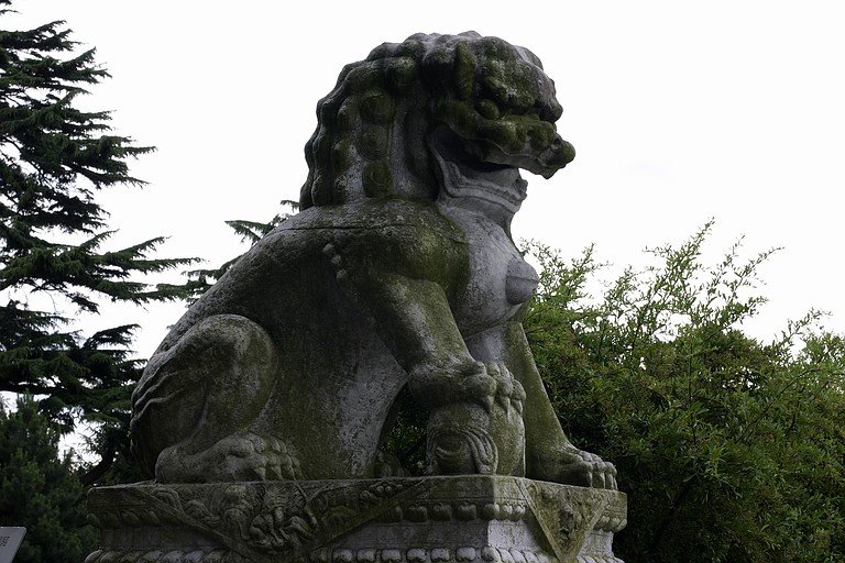 Chinese Guardian Lions@Kew Gardens, Richmond, Greater London, UK by Indy Hsu (許廉育)