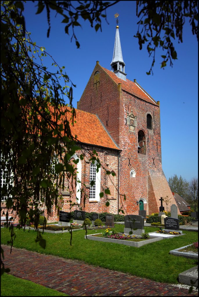 Groothusen: Kerktoren Hervormde kerk by © Dennis Wubs