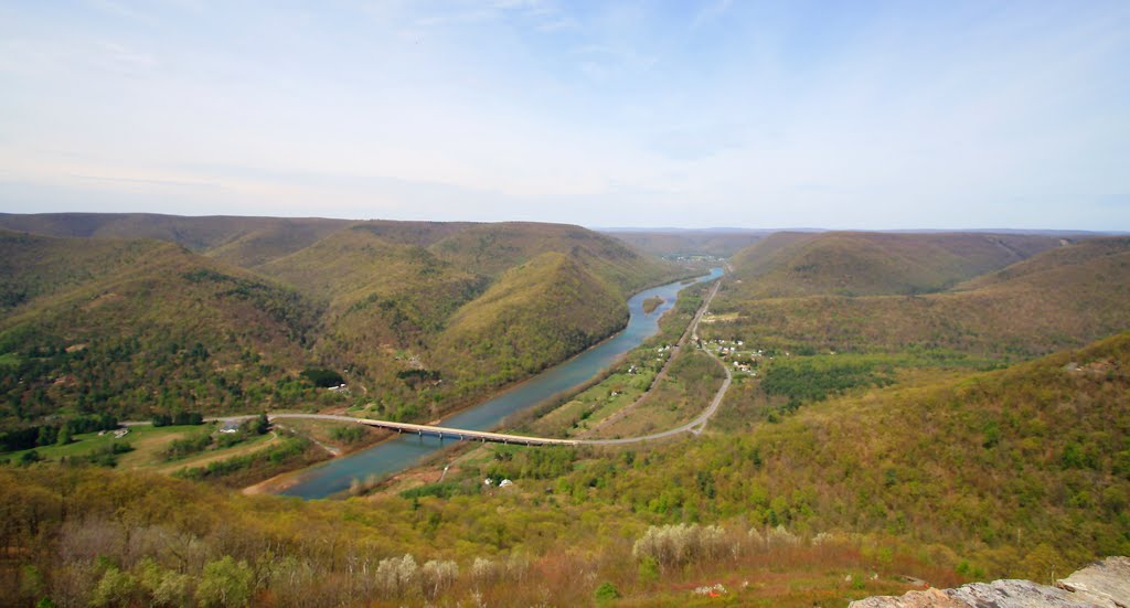 Hyner View State Park Overlook by JimInJersey