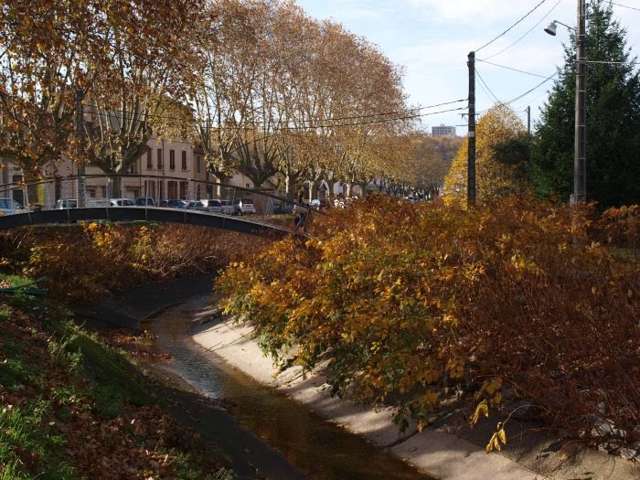 L'Yzeron à Oullins en automne (2) by Edgard de Lyon