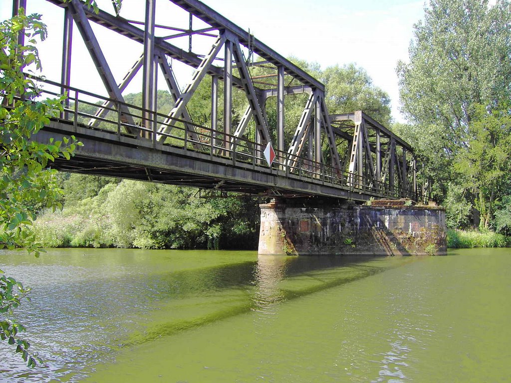 Eisenbahnbrücke in Nassau/Lahn by wolf-vielbach