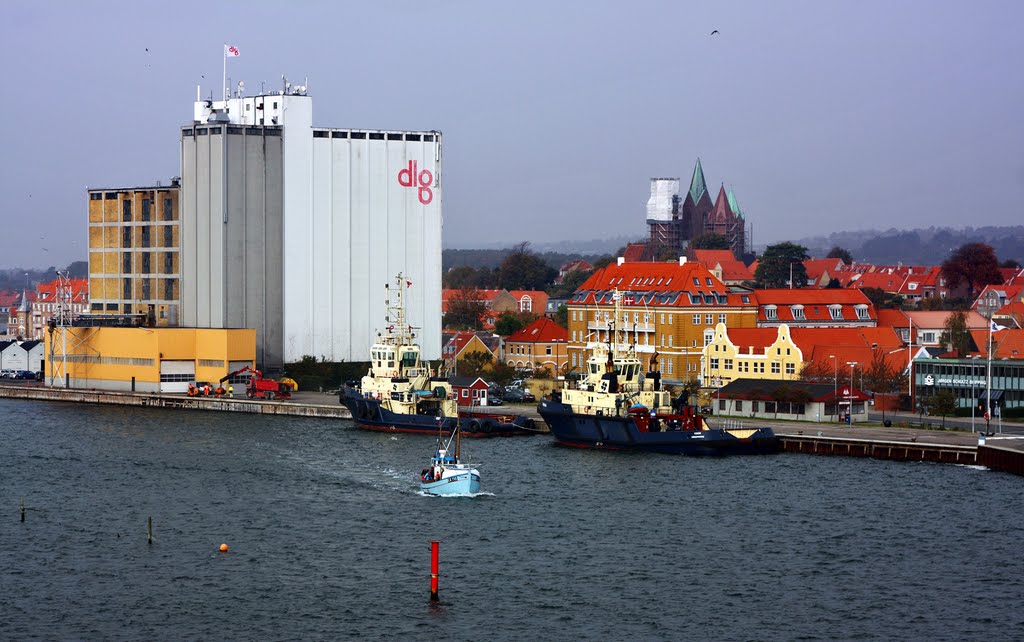 Kalundborg Havn (view from a ferry) by Finn Lyngesen flfoto.dk