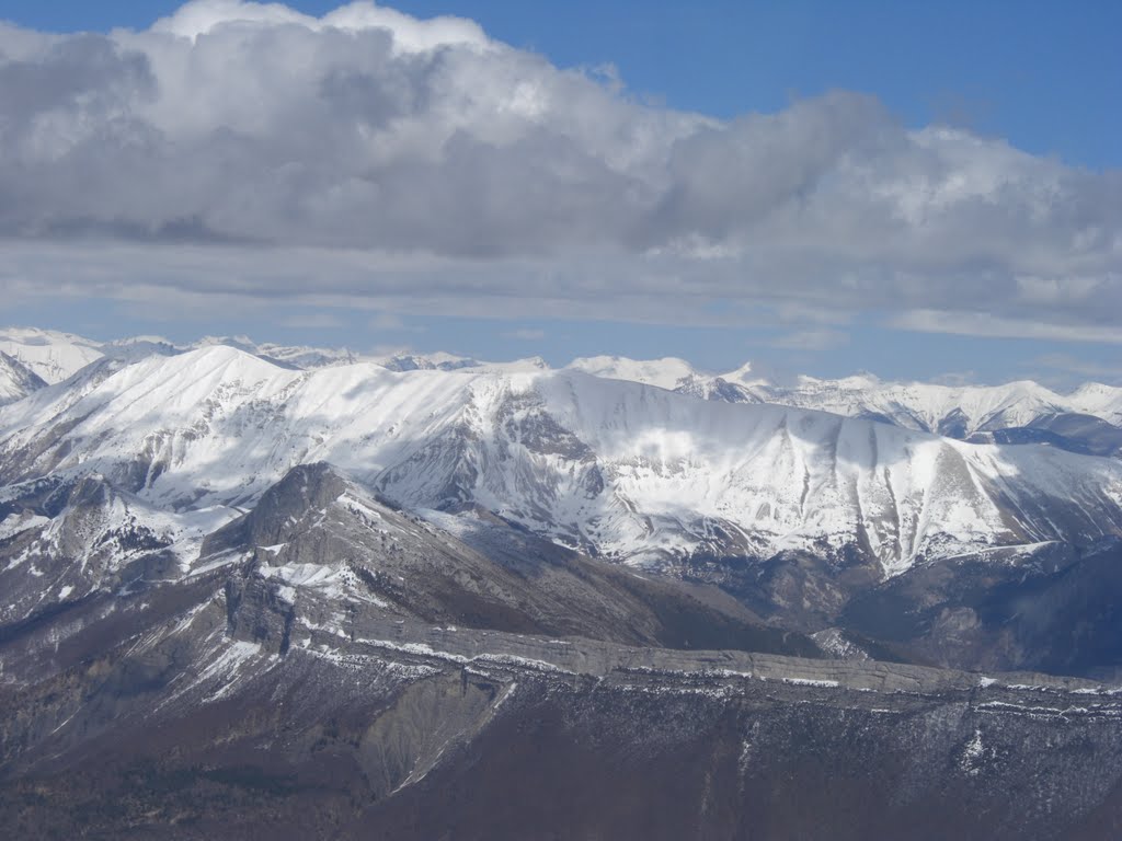 Fly over the mountains by bysova mariia