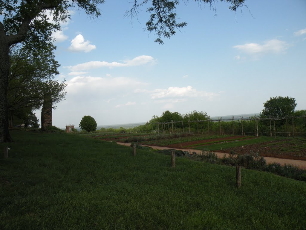 View of Vegetable Garden at Monticello by ryandenver