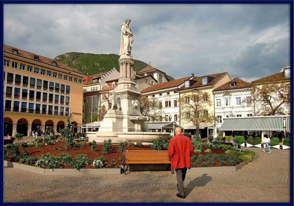 Piazza Walther, il Salotto di Bolzano by Karl Demetz