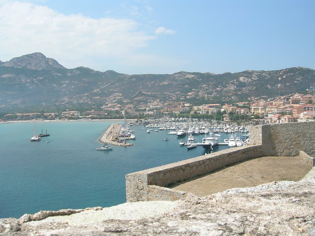 Ausblick auf Hafen von Calvi by steh