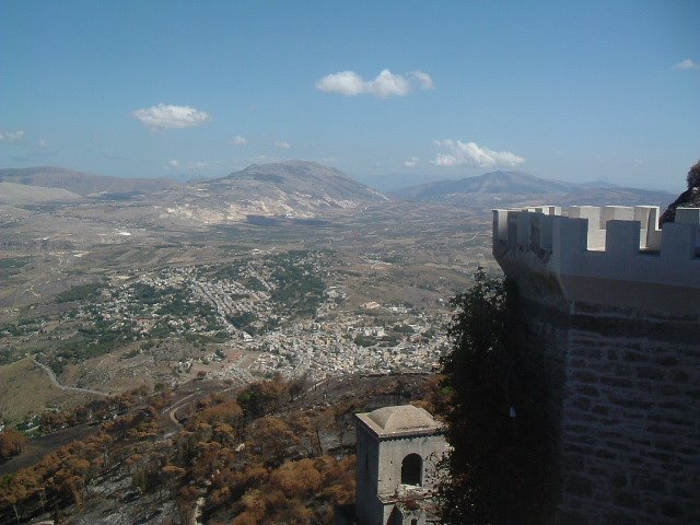 Trapani da Erice by Piero Fontana