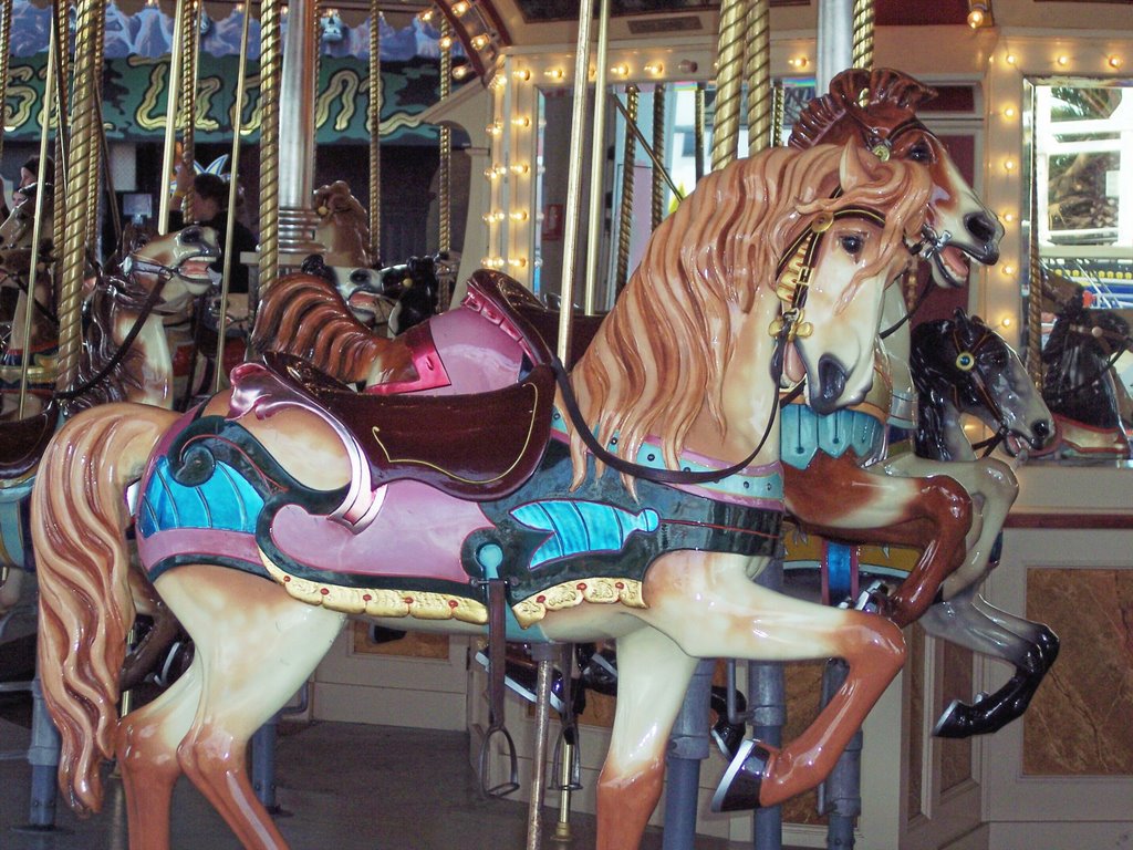 Carousel Horse at Luna Park by kachix