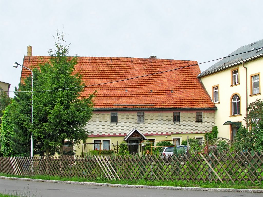 Eppendorf (Sachs.) - Hofseite der Gaststätte "Einkehr" by Rudolf Henkel