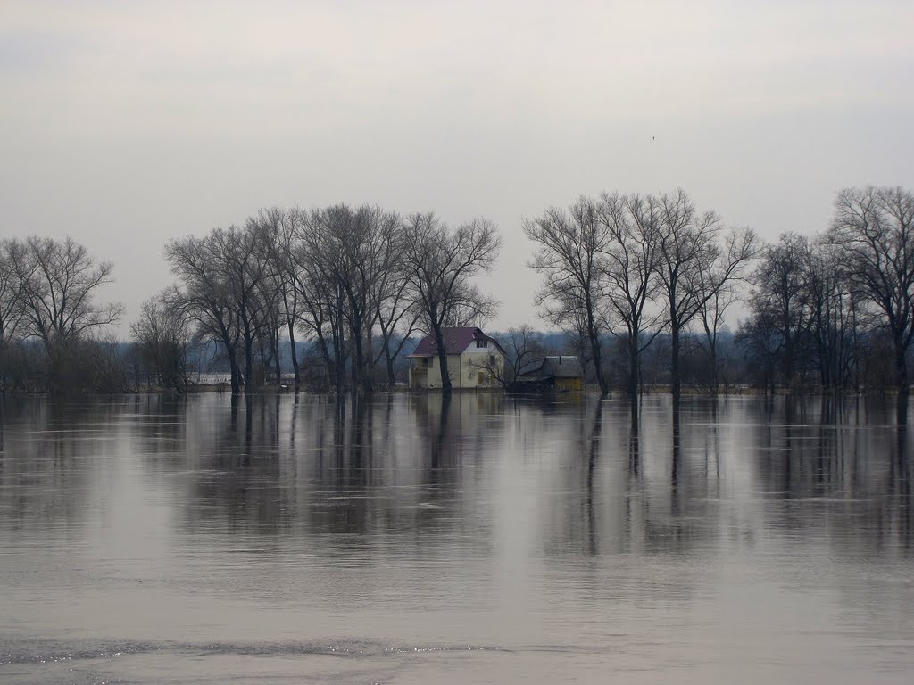 Daugava spring flood by Klexis