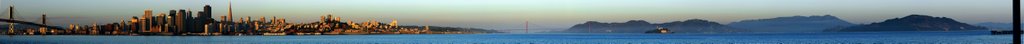 San Francisco morning view From Treasure Island by Argyris Kotoulas