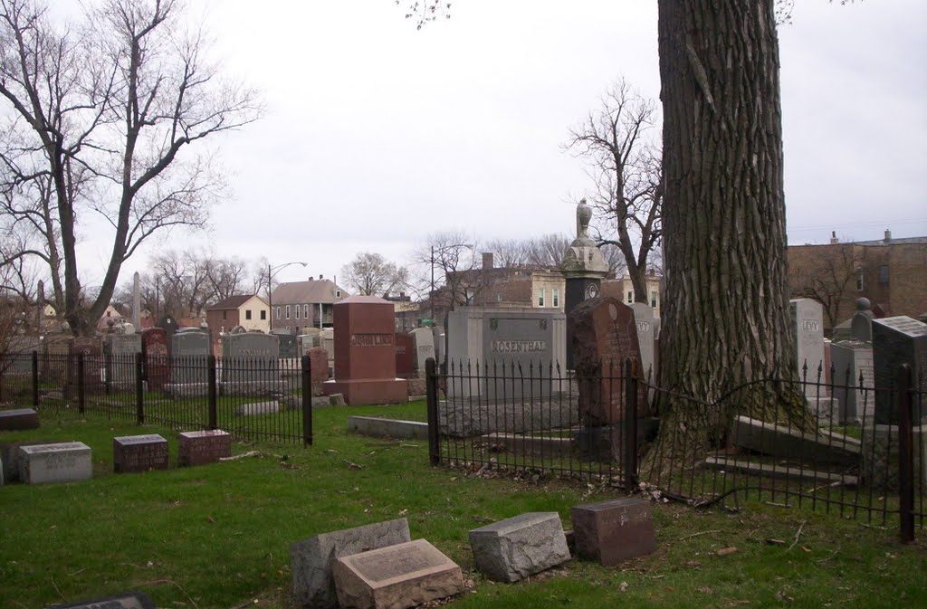 Oak Woods Cemetery by Lenard Wheeler