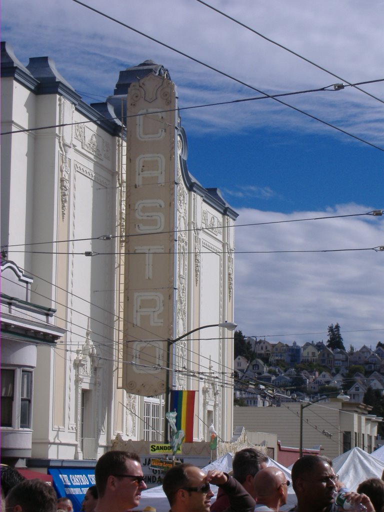 Castro Theatre during streetfair 2005 by Erdmann Rogge