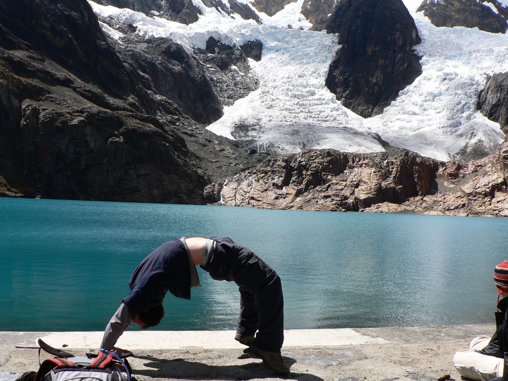 Laguna near alpamayo by Gadi Howard