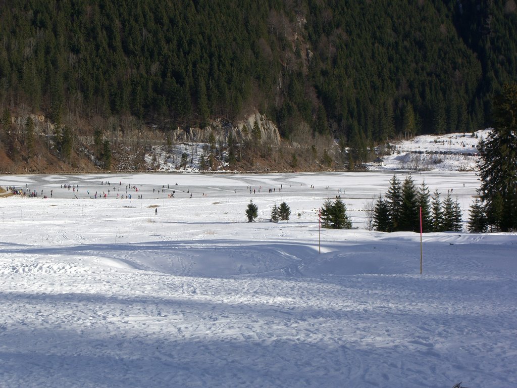 Spitzingsee zugefroren 2006/4 by Peter Wunder