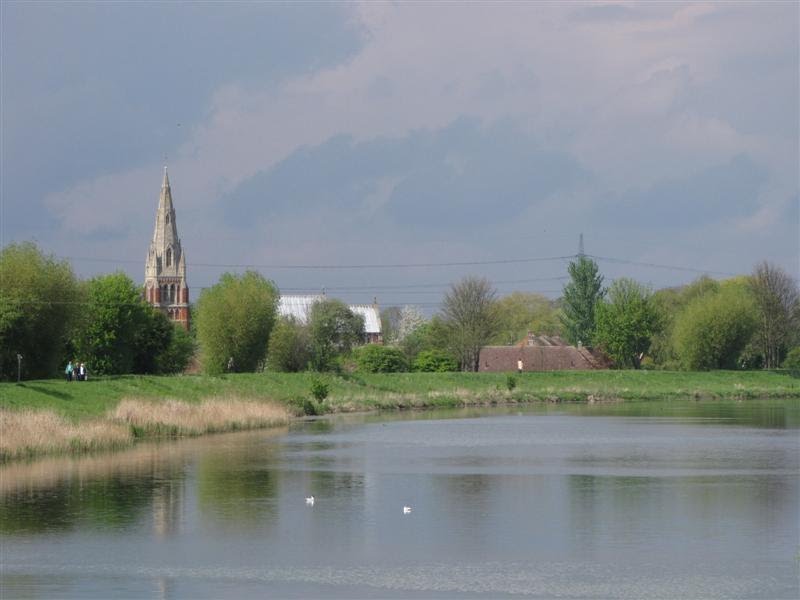 Coronation Channel & St Pauls Church by Roy H