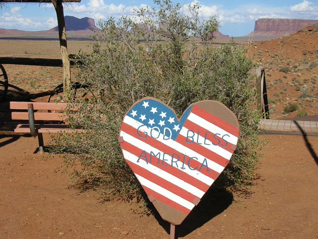 God Bless America (Monument Valley) by Moshe Shaharur