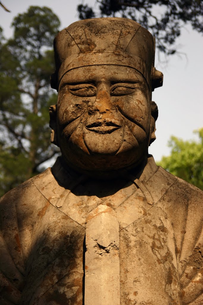 Statue, Cemetery of Confucius, Qufu, China by Placebo