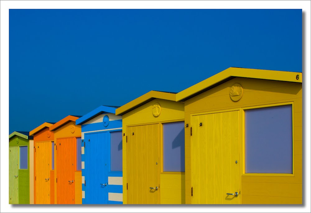 Seaford Beach Huts by Mathes