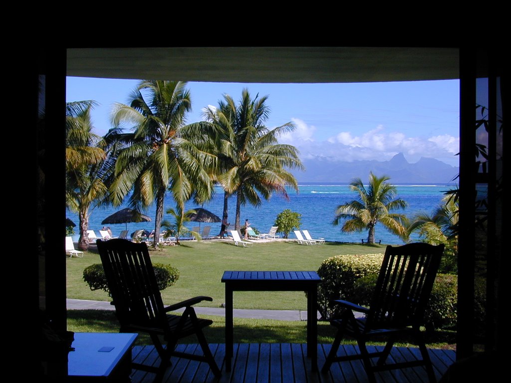 Moorea from the Intercontinental Tahiti by Rik Ketschke