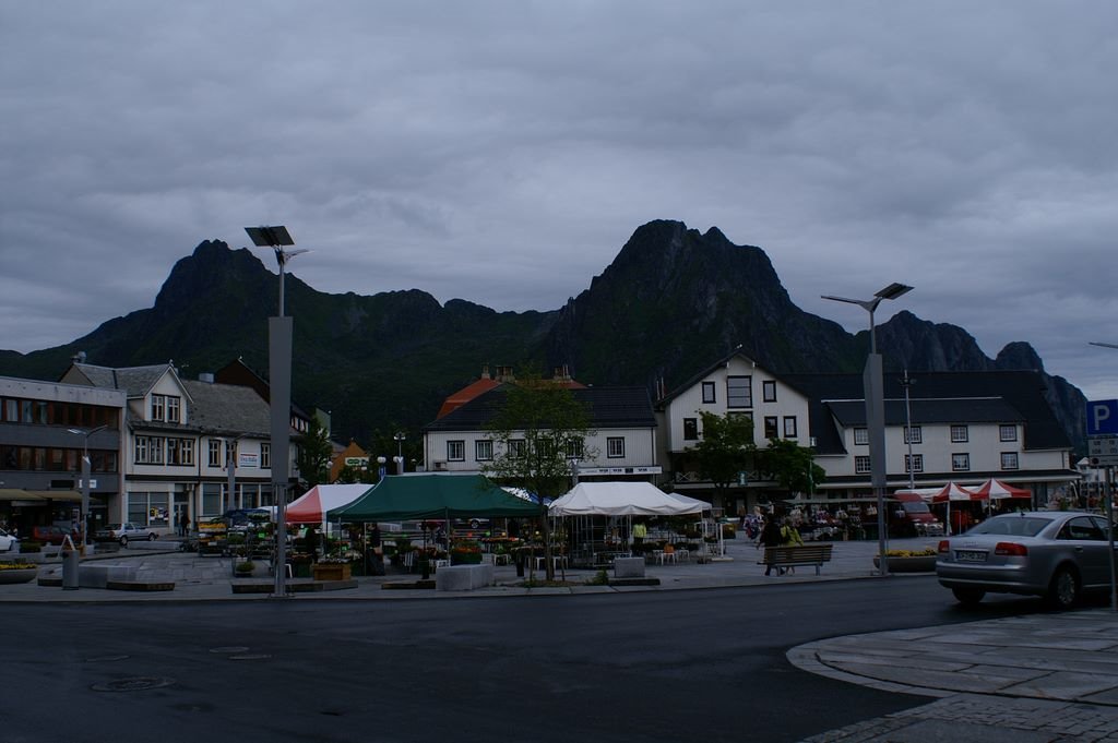 Market Place, Svolvær , Lofoten by Peter van de Haar