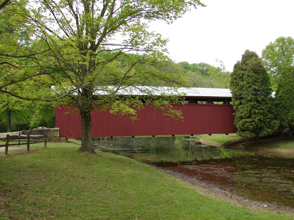 Staats Mill Covered Bridge by foureyes63