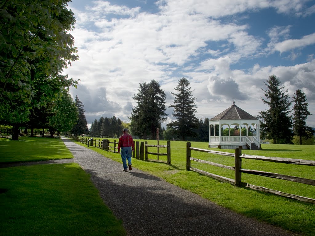 Vancouver Barracks Band Stand and Parade field by SpektrumEnt