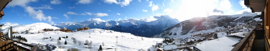 L'Alpe d'Huez, Panormablick nach Süden by nasenbaerdietzenbach