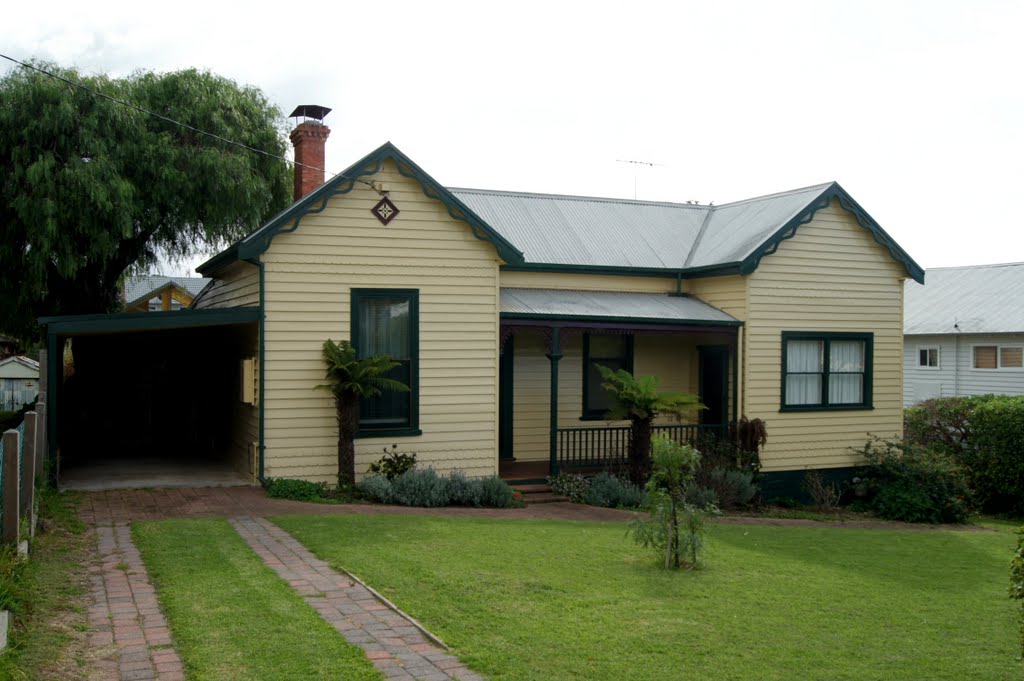 Pretoria (2010). This Victorian cottage was built in 1891, and is in a garden setting with two notable peppercorn trees by Muzza from McCrae