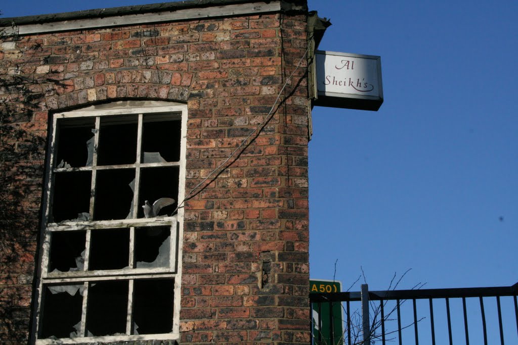 What remains of Al Sheikh's restaurant in Shelton along the Caldon Canal by kelakin