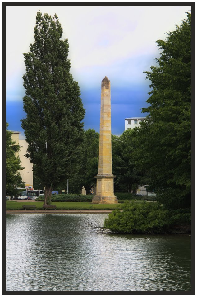 Obelisk Port du Canal Dijon by MisterLau