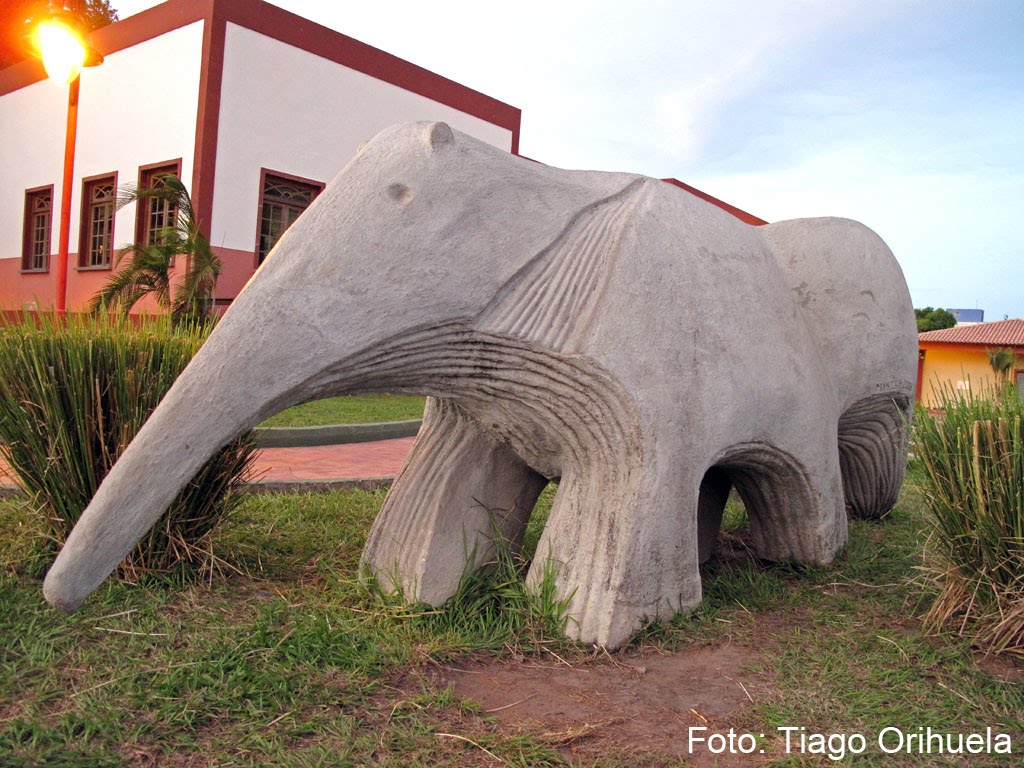 Monumento ao Tamanduá (foto Tiago Orihuela) by Tiago Orihuela