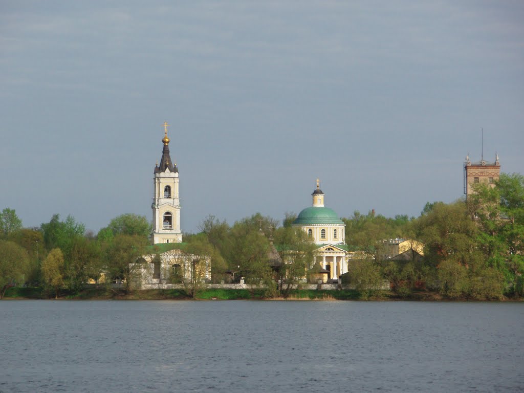 View to Saint Nicholas church and church of Dormition of the Theotokos by IPAAT