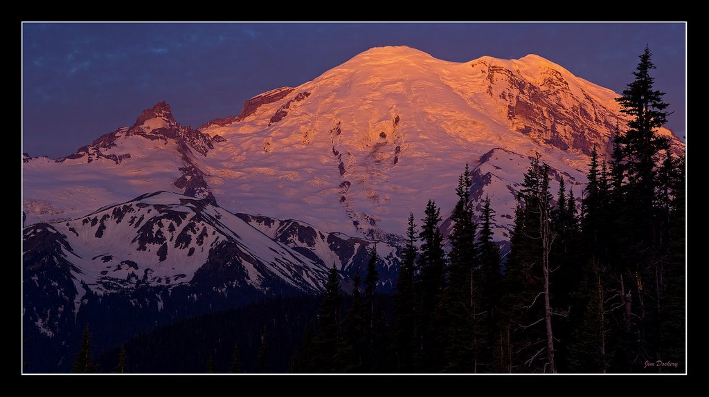 Mt. Rainier from Sunrise Point by Jim Dockery