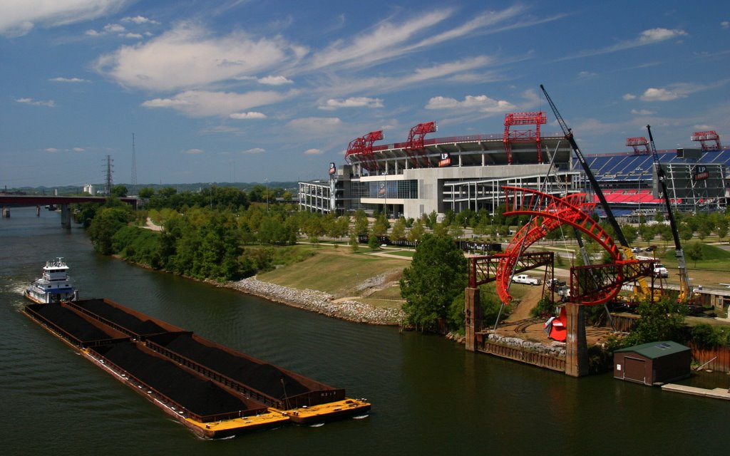 Cumberland River at LP Field by jdnet