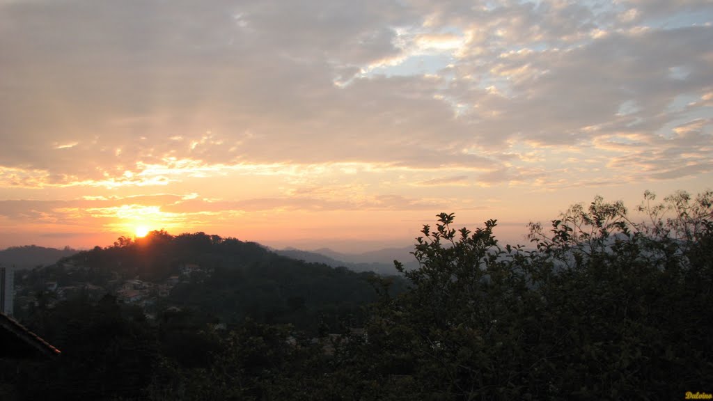 Pôr do sol em Blumenau by Dalvino Francisco Salvador