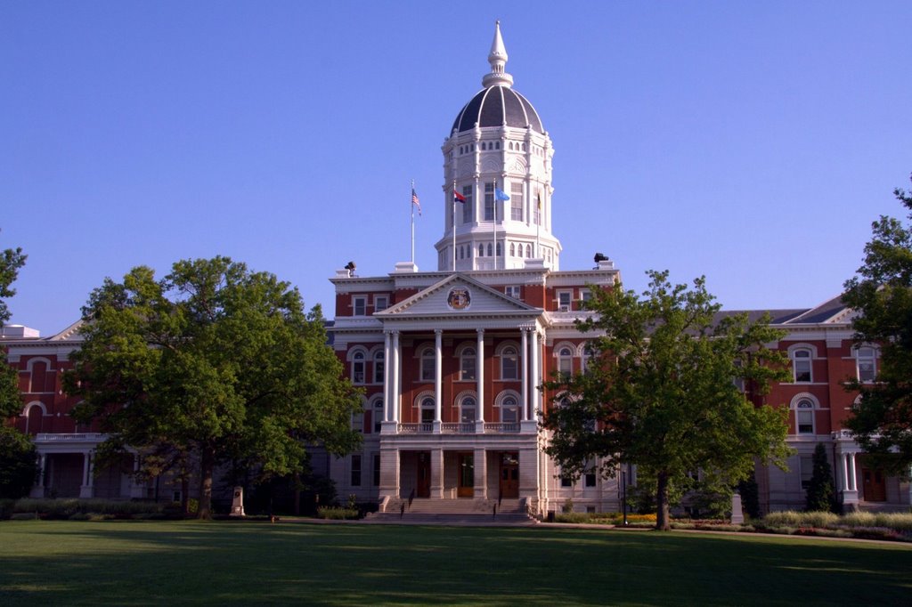 Jesse Hall from the quad by Ryan Calhoun