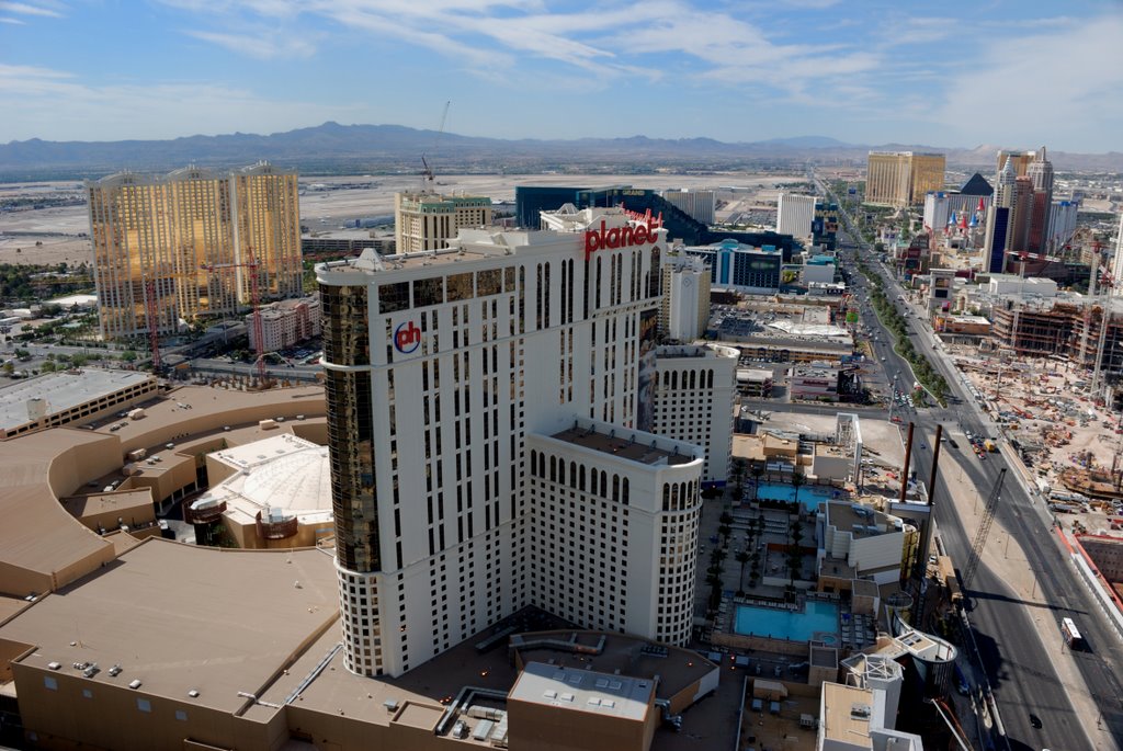 Planet Hollywood, (from Eiffel Tower) Las Vegas by Will Lyster