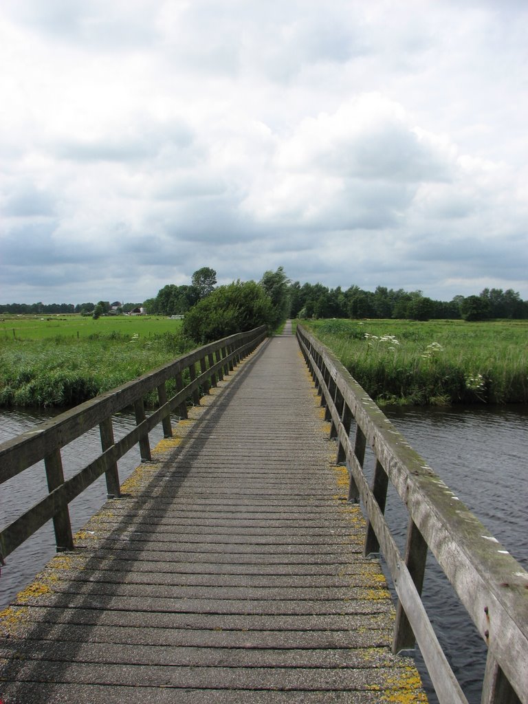 Brug over het Peizerdiep bij Roderwolde by MartinVisser