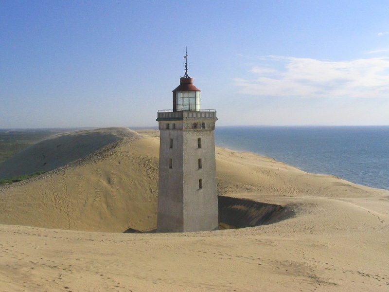 Reste in Wanderdüne - Leuchtturm - Rubjerg Knude - Dänemark by • HaHeBa (Welt) •