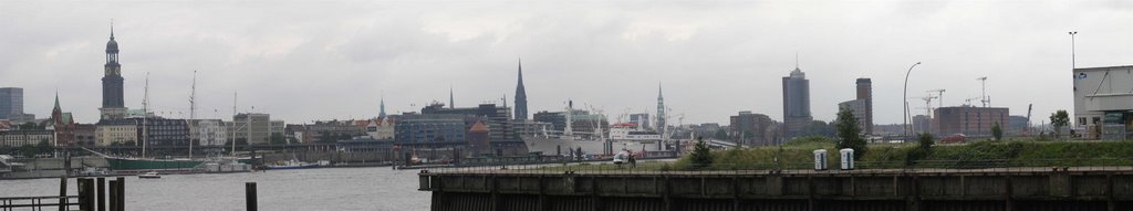 Blick aus dem Hamburger Freihafen - City Panorama *please enlarge* by ••• HaHeBa (HH) •••