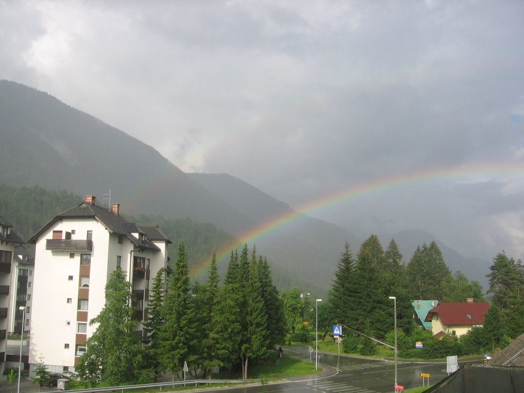 The beautiful rainbow in Kranjska Gora by nastasya92