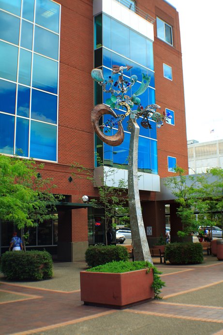 Salem Transit Mall Wind Sculpture by © Michael Hatten http://www.sacred-earth-stud