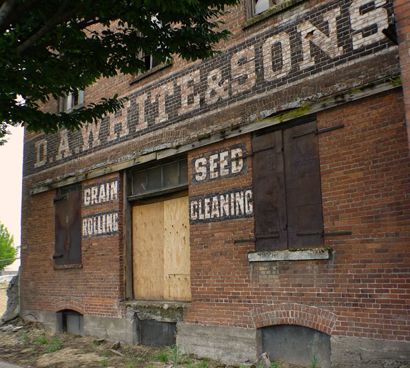 Historic D.A. White and Sons Seed and Grain Building by © Michael Hatten http://www.sacred-earth-stud